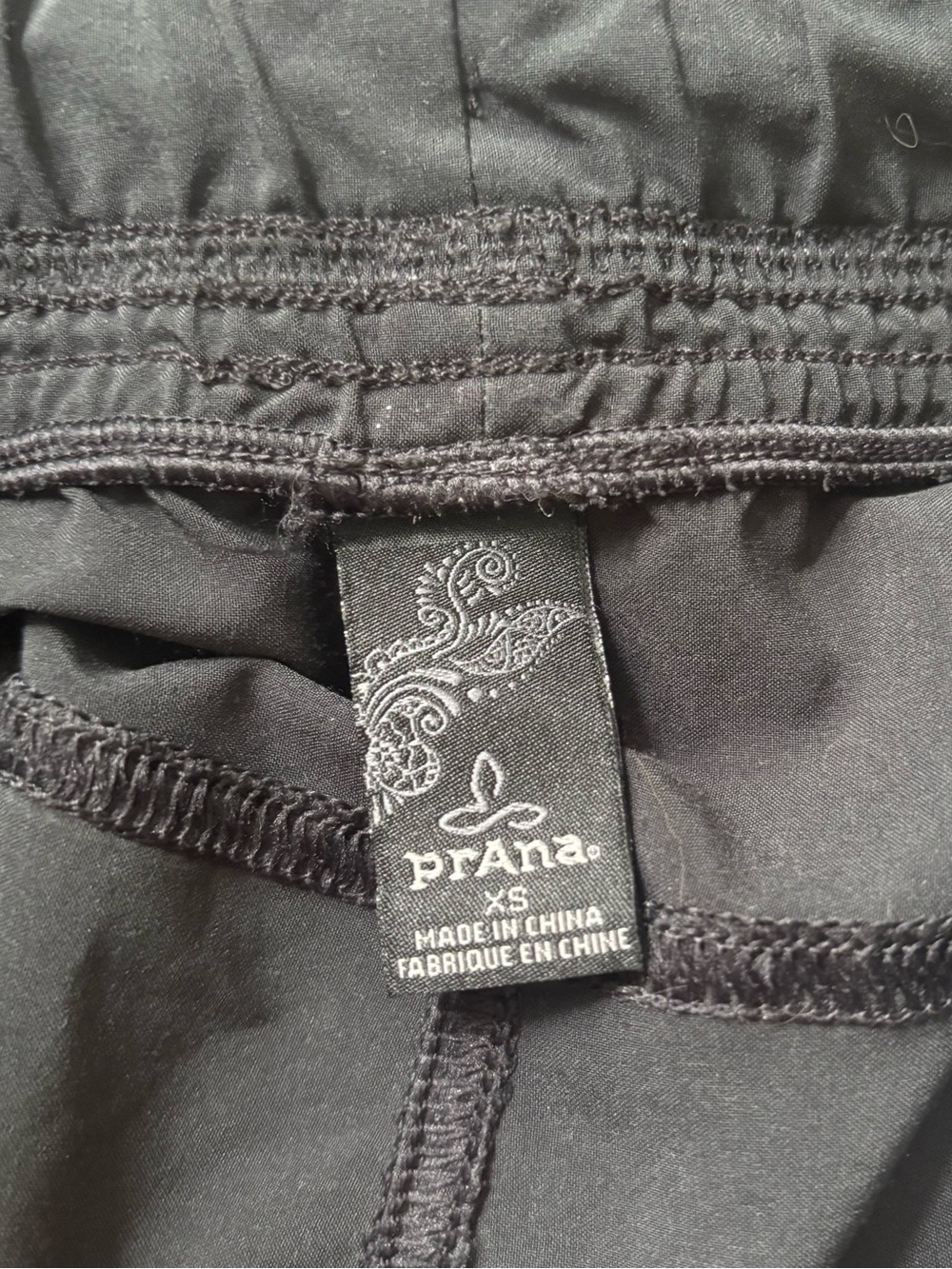 prAna Women's Leonora Capri Black Drawstring Athletic Pants XS - Picture 4 of 9
